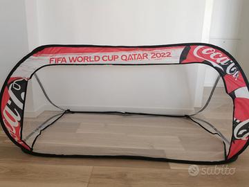 Porta calcio pop up "coca cola" originale