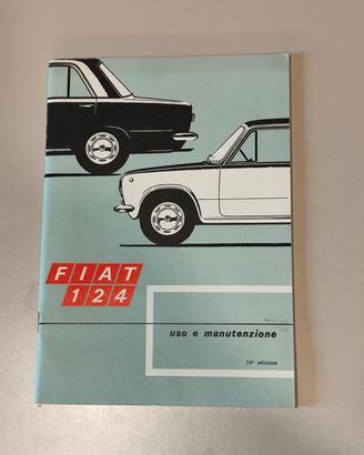 FIAT 124 Libretto Uso e Manutenzione+ varianti