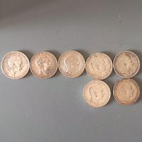 7 Monete 3 Marchi Argento