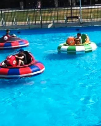 Gonfiabile Piscina e Barchette Elettriche x Bimbi