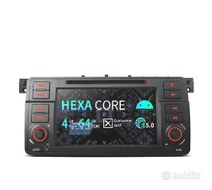 RADIO GPS ANDROID 14 BMW E46 4GB DI RAM 64GB DI RO