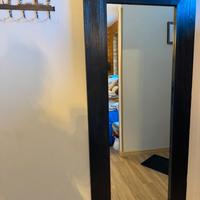 Specchio legno nero