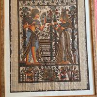 Quadro pergamena egitto