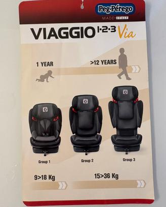Seggiolino 1-2-3 Via Peg Perego  9-36 kg