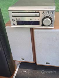mini hi-fi onkyo con casse 