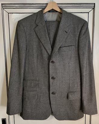 Abito completo uomo cashmere motivo pied-de-poule 