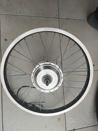 ruota con motore bici 20" 24v nuova