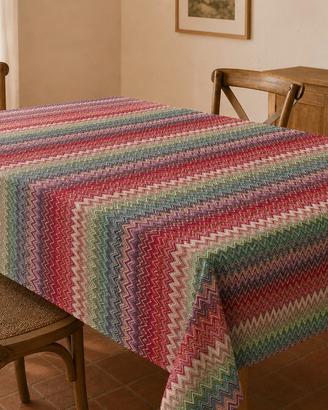 tovaglia multicolore Fantasia zig-zag 