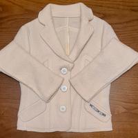 Giacca in lana cotta Moschino color panna, vintage