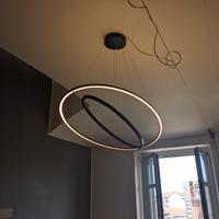 Lampadario Nemo ellisse pendant double