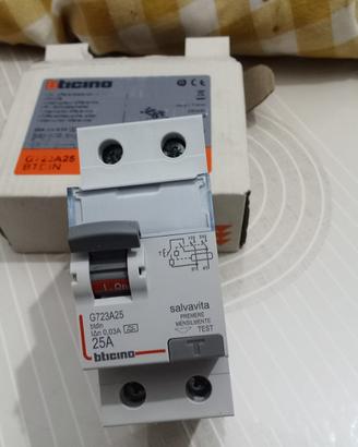 bticino differenziale di tipo A25a nuovo