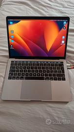 MacBook pro touch bar 13 pollici 256 ssd