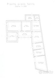 su lotto di 620 mq indipendente anni 50