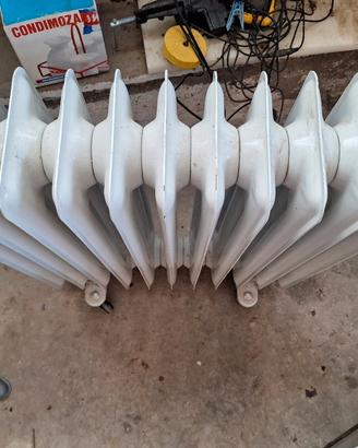 Termosifone elettrico a olio con ruote funzionante