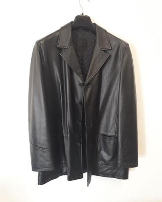Giacca in pelle, tg 54