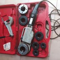 Filiera professionale da banco per tubi zincati