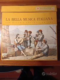 Cofanetto dischi 33 giri  La bella musica italiana