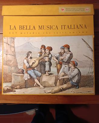 Cofanetto dischi 33 giri  La bella musica italiana