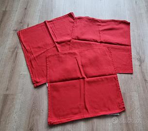 3 fodere Natale copricuscino Ikea Gurli rosse