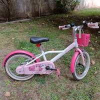 Bici bambina 4 - 6 anni Btwin 500 16 pollici