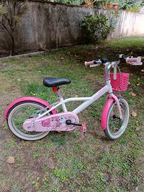 Bici bambina 4 - 6 anni Btwin 500 16 pollici