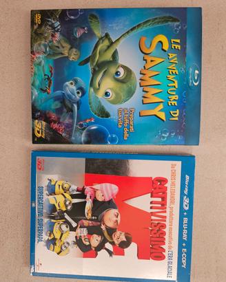  Kit Occhiali 3D Samsung Attivi e 2 dvd bluray