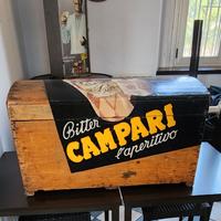 Baule in legno Vintage Campari
