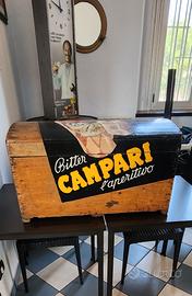 Baule in legno Vintage Campari