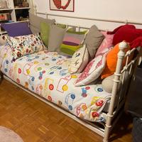 Letto Tromsnes bianco con pomoli Ikea
