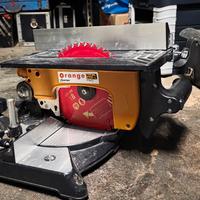 troncatrice con piano superiore per legno