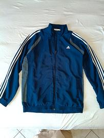 Giacca Tracker Adidas Climalite Blu Navy – Taglia