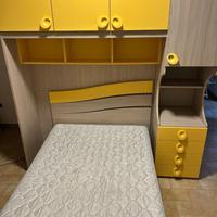 Mobile da letto più rete e materasso