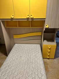 Mobile da letto più rete e materasso