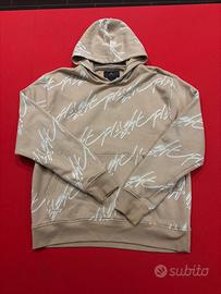 Felpa con cappuccio Jordan beige all-over Flight