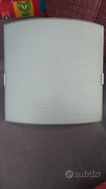 applique / plafoniera in vetro satinato