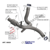 Raccordo decatalizzato Leovince Multistrada V2 22-
