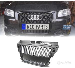 GRIGLIA AUDI A3 8P 08-12 LOOK RS3 NERO