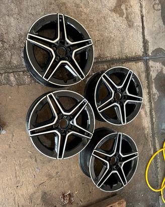 Cerchi mercedes raggio 18 classe A B CLA C AMG