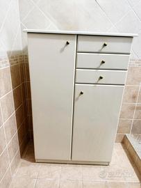 Mobile Bagno Laccato Lucido con Cassetti