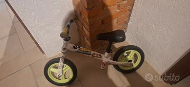 Balance bike bambino bianca e verde