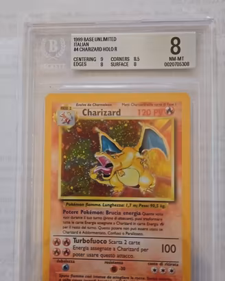 Carte Pokemon set base gradate BGS