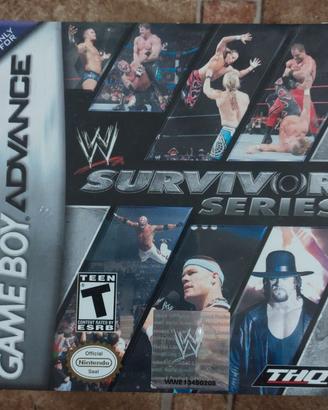 GAMEBOY ADVANCE W SURVIVOR SERIES WRESTLING NINTEN