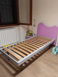 cameretta bambina rosa e lilla