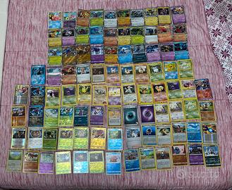 MEGA LOTTO Pokémon 100+ Carte Ex,Holo e Vintage
