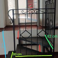 scala in ferro battuto