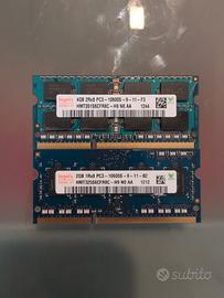 Lotto RAM DDR3 per Portatile (SODIMM)