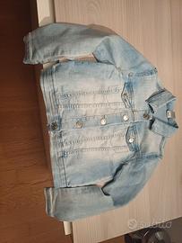 Giacca Jeans bambina taglia 7/8 anni