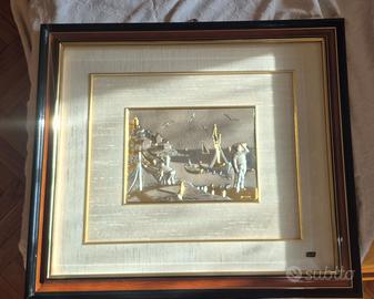 Quadro con lastra in argento Guerrini