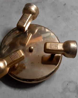 Applique tonda a 3 faretti