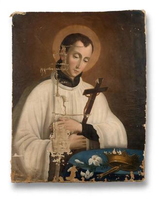 Quadro san luigi antico